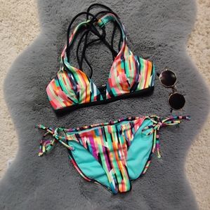 Multi-Colored Bikini Set - Xhilaration